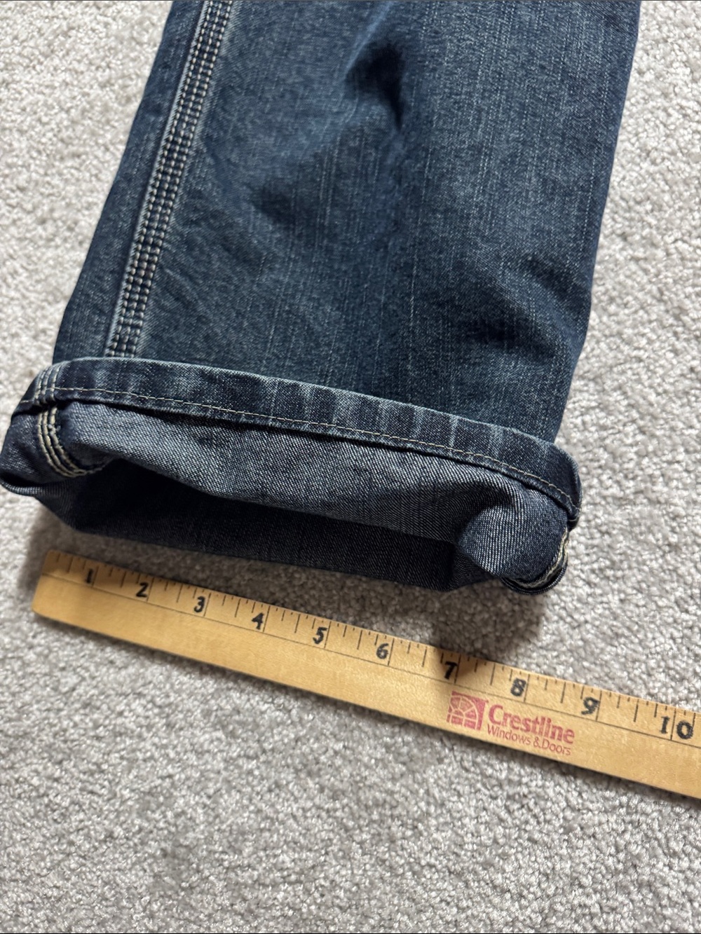 Lee Men's Relaxed Dark Blue Carpenter Jeans Size 34 x 34 Workwear - Picture 12 of 16